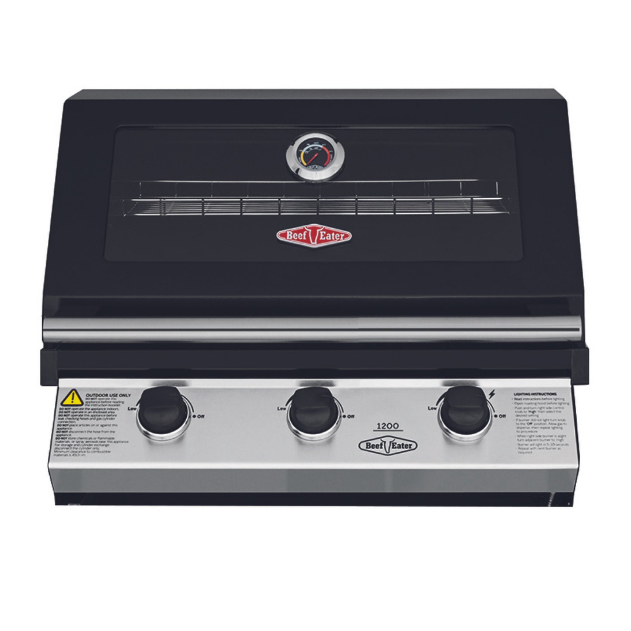 BeefEater 1200E 3 Burner Built In BBQ