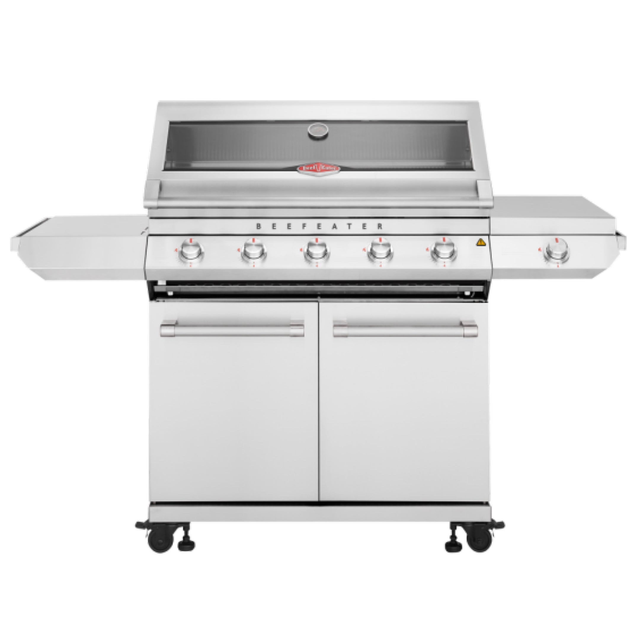 BeefEater 7000 Series Classic 5 Burner Gas BBQ with Side Burner and Trolley