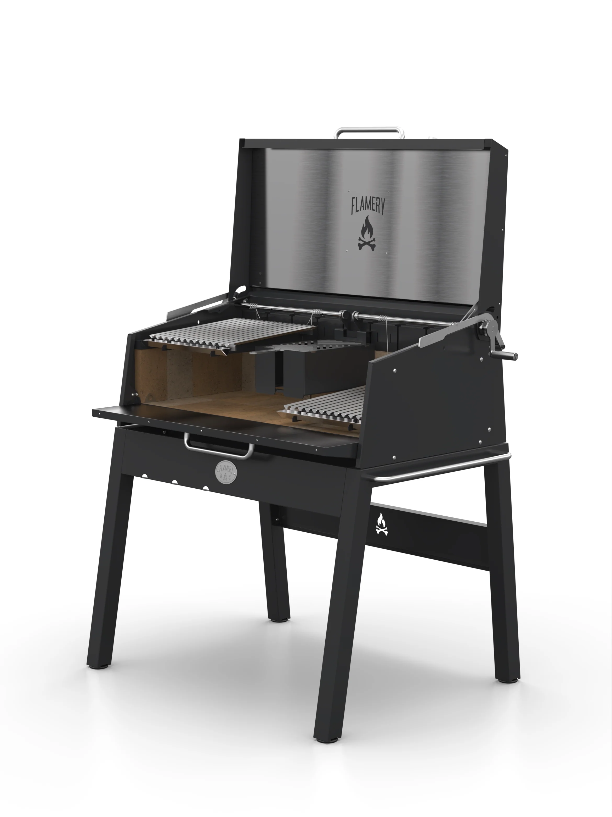 Flamery Large Asado PRO 1.2 Grill on Stand