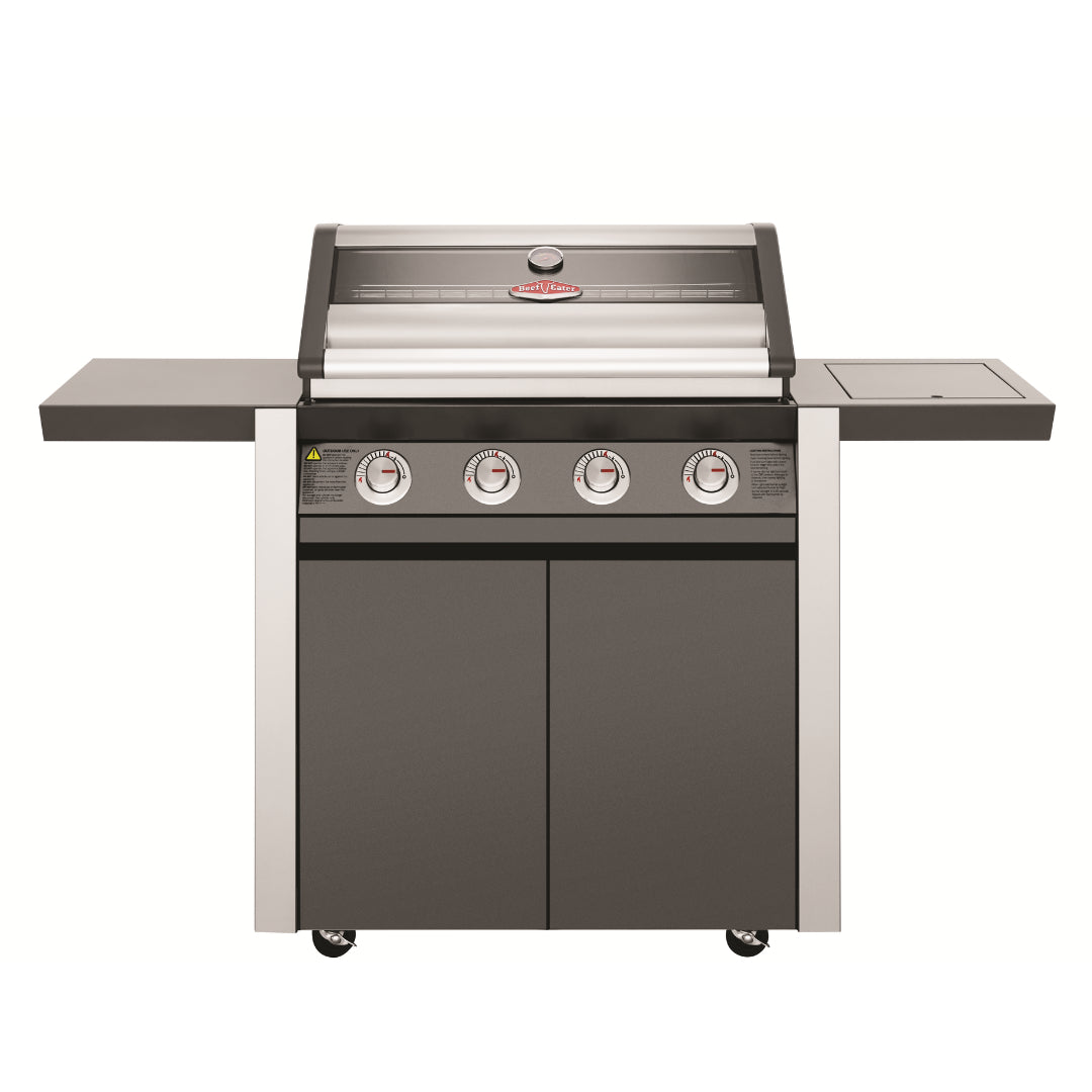 Beefeater 1600E 4 Burner BBQ & Side Burner Trolley