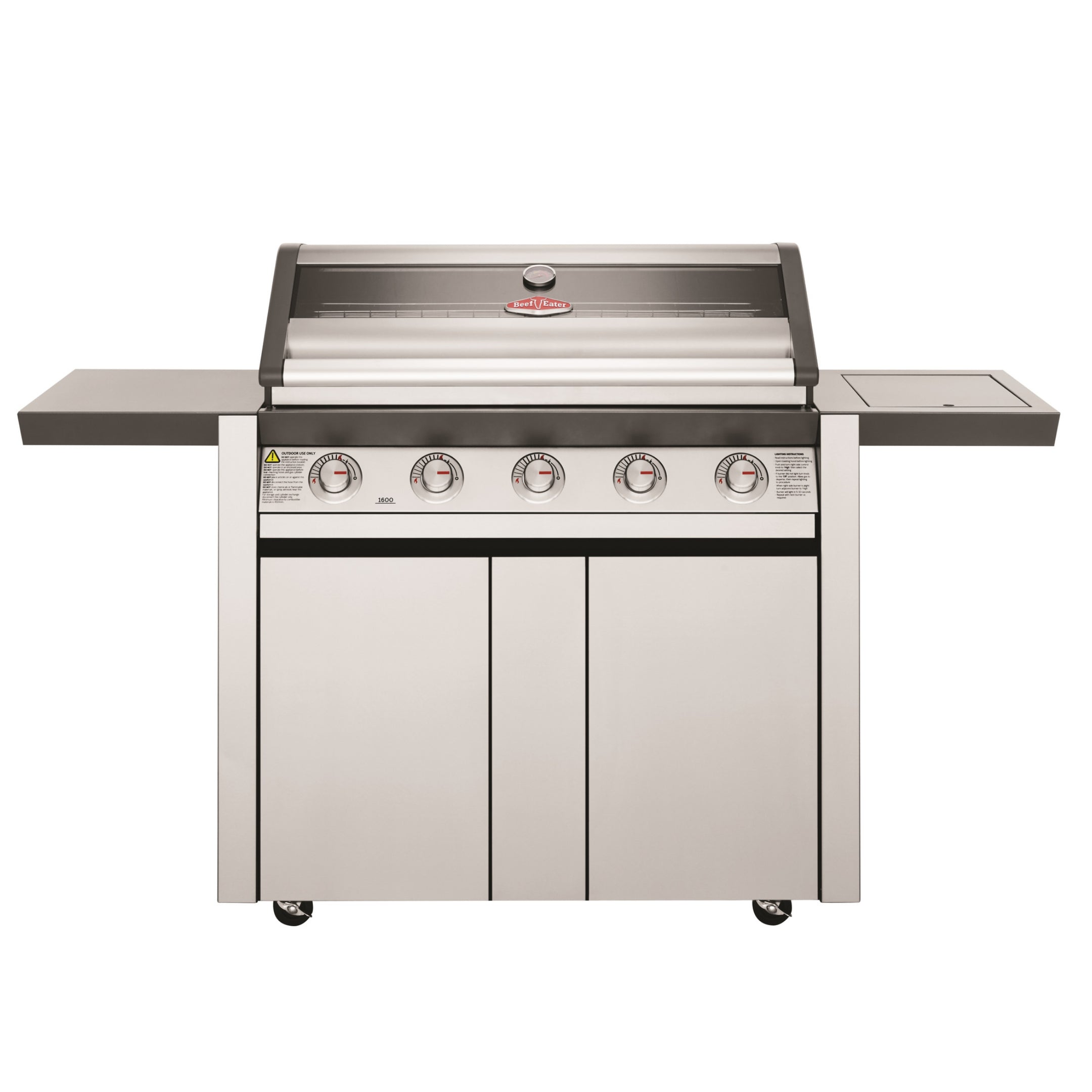 Beefeater 1600S 5 Burner BBQ & Side Burner Trolley