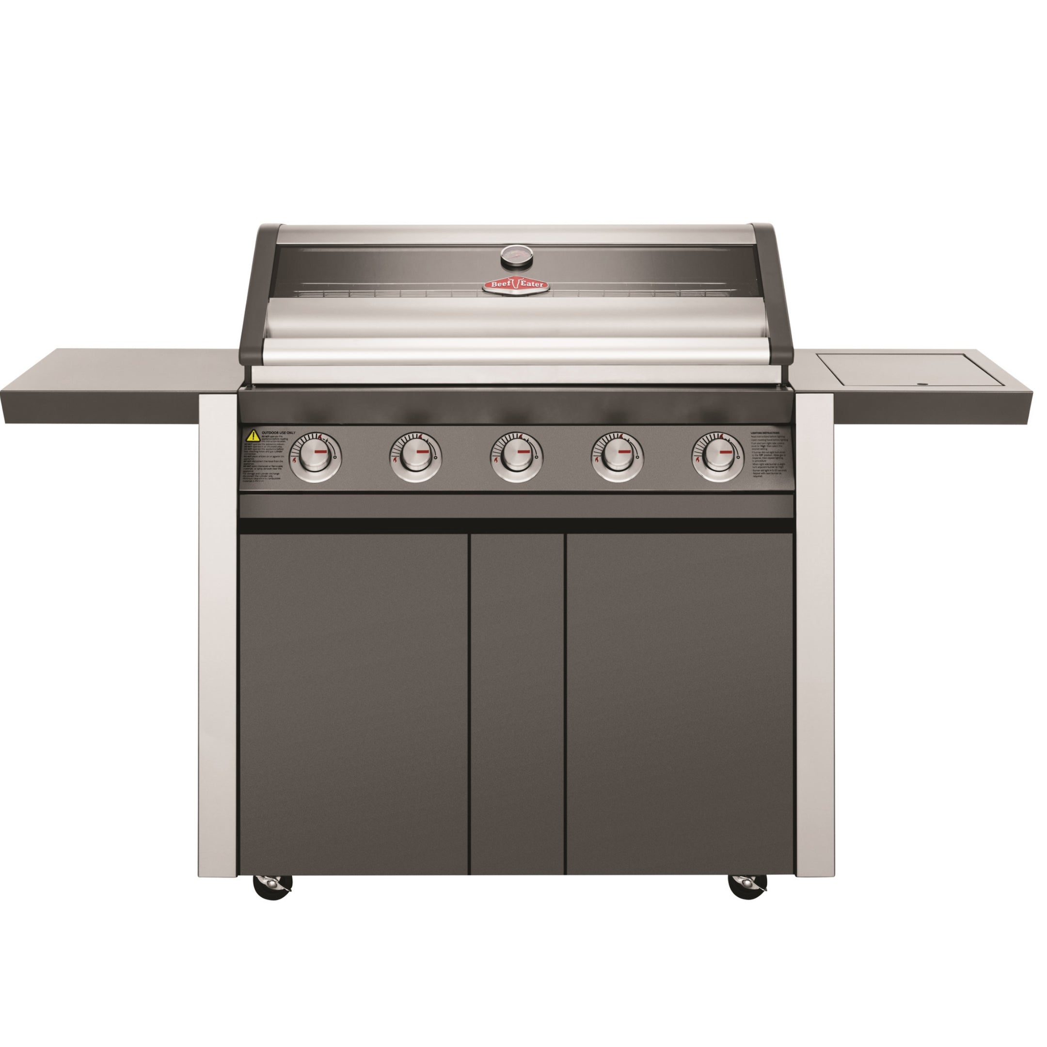 Beefeater 1600E 5 Burner BBQ & Side Burner Trolley