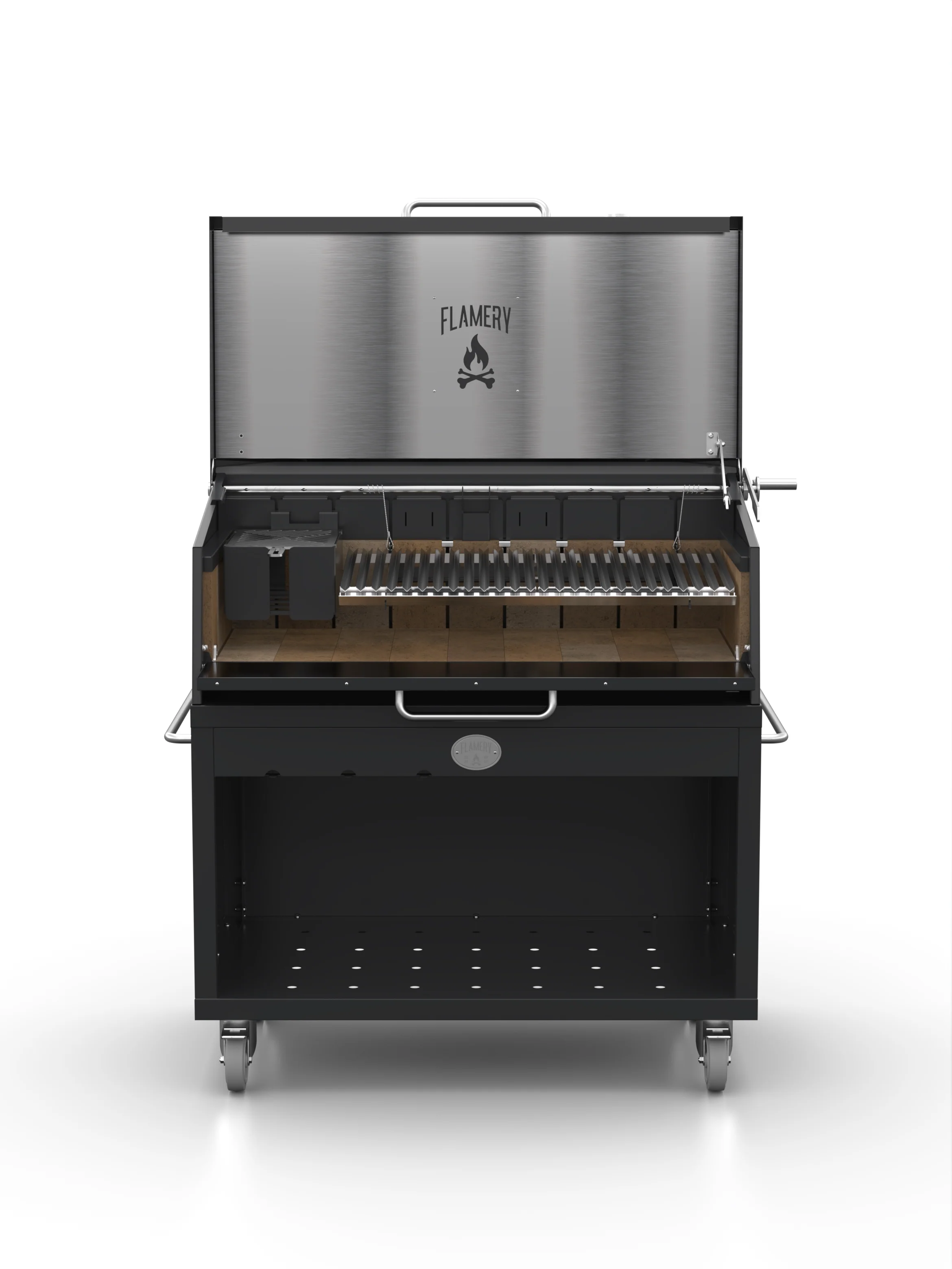 Flamery Large Asado PRO 2.2 Grill on Trolley