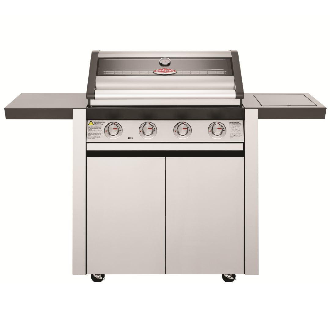 Beefeater 1600S 4 Burner BBQ & Side Burner Trolley