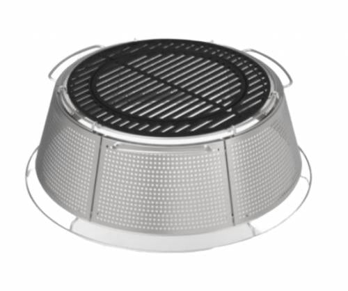 Sahara Clean Burn Fire Pit Grill System