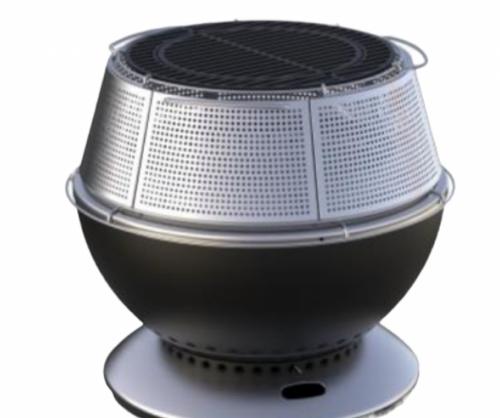 Sahara Clean Burn Fire Pit Grill System