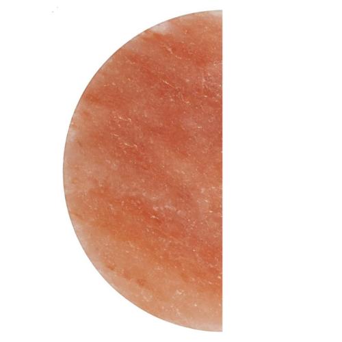 Large Half Moon handcrafted Himalayan salt block