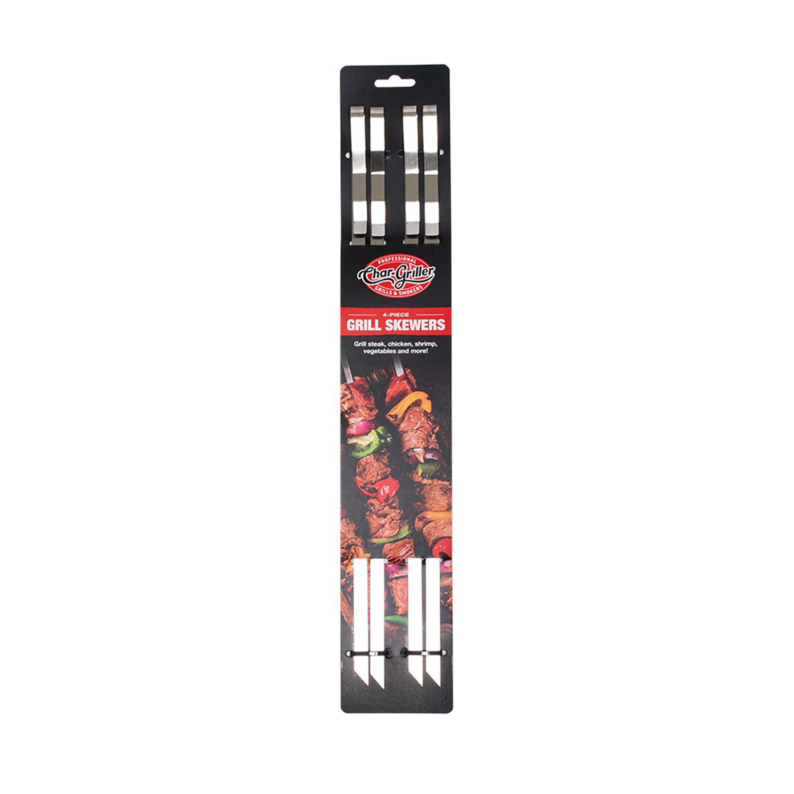 Char-Griller 4 Piece Stainless Steel Skewers