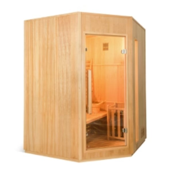 Zen 3/4 Person Corner Steam Sauna